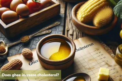 does ghee increase cholesterol